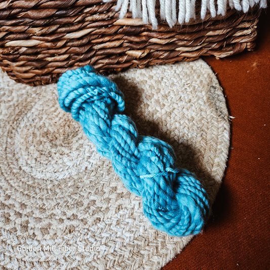 Highland Wool Yarn ~ Azure Blue